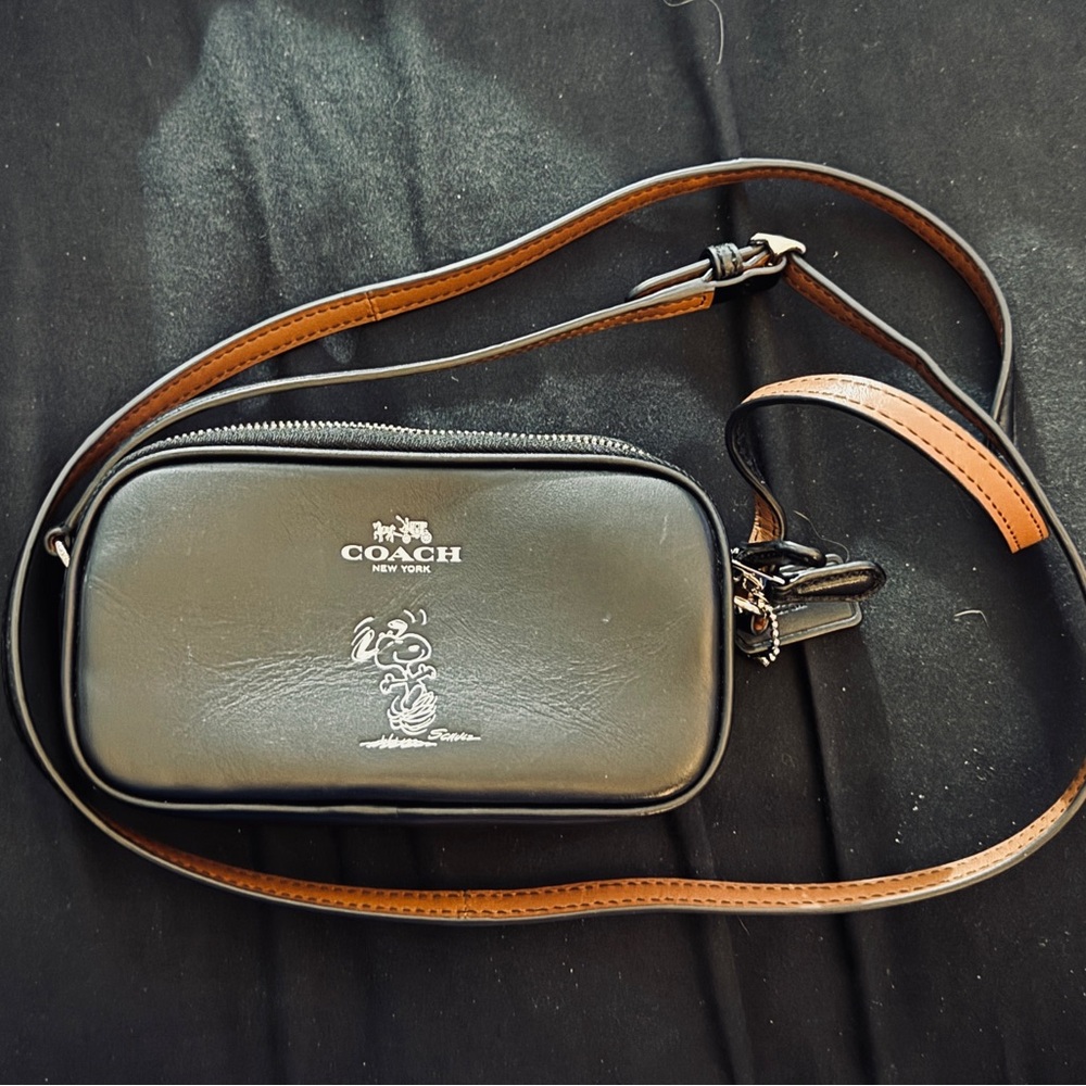 Coach x Peanuts Gang Mini Crossbody featuring Snoopy